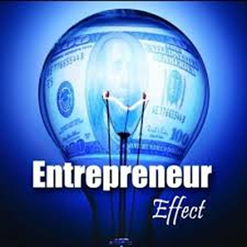 Money inside lightbulb symbolizes entrepreneurship