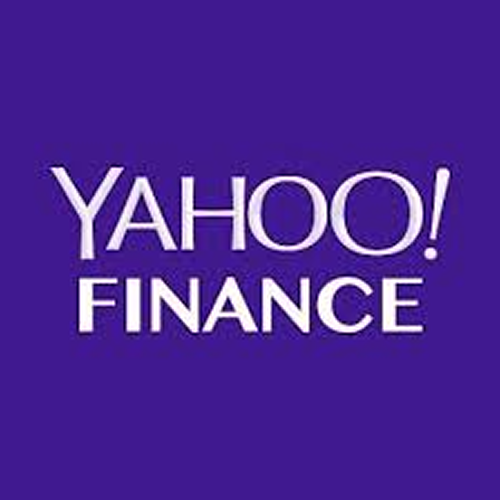 Purple Yahoo Finance logo design